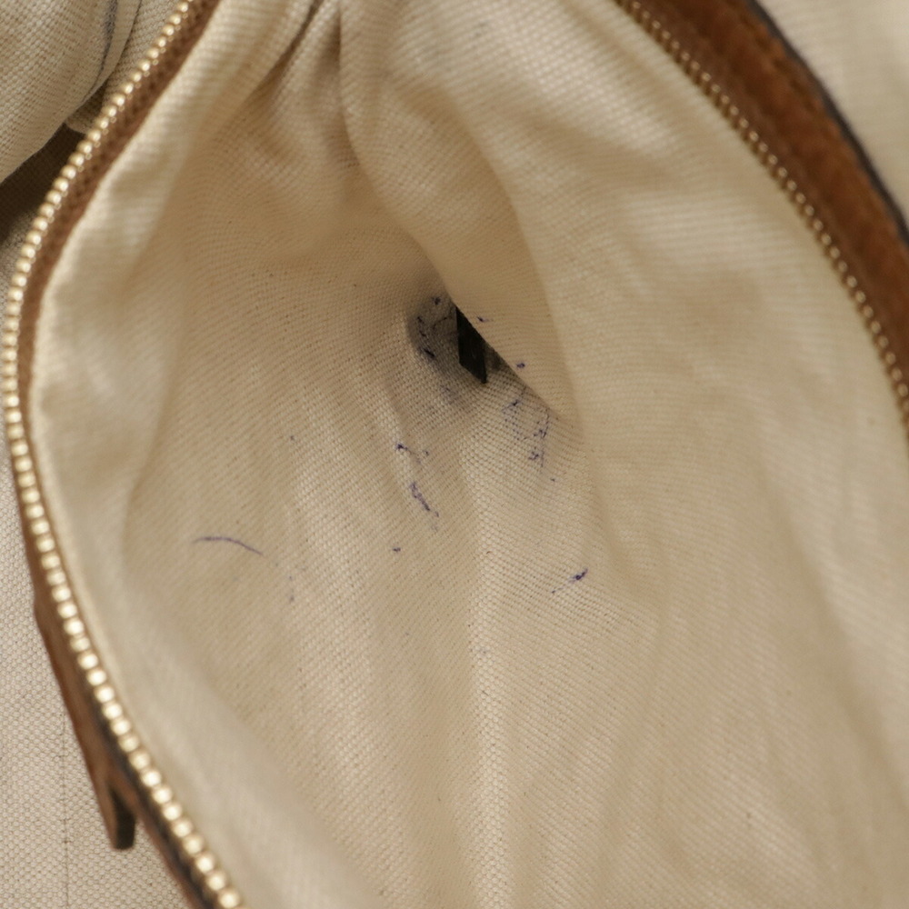 GUCCI Brown Leather Bamboo Shoulder Bag - Picture 10 of 10